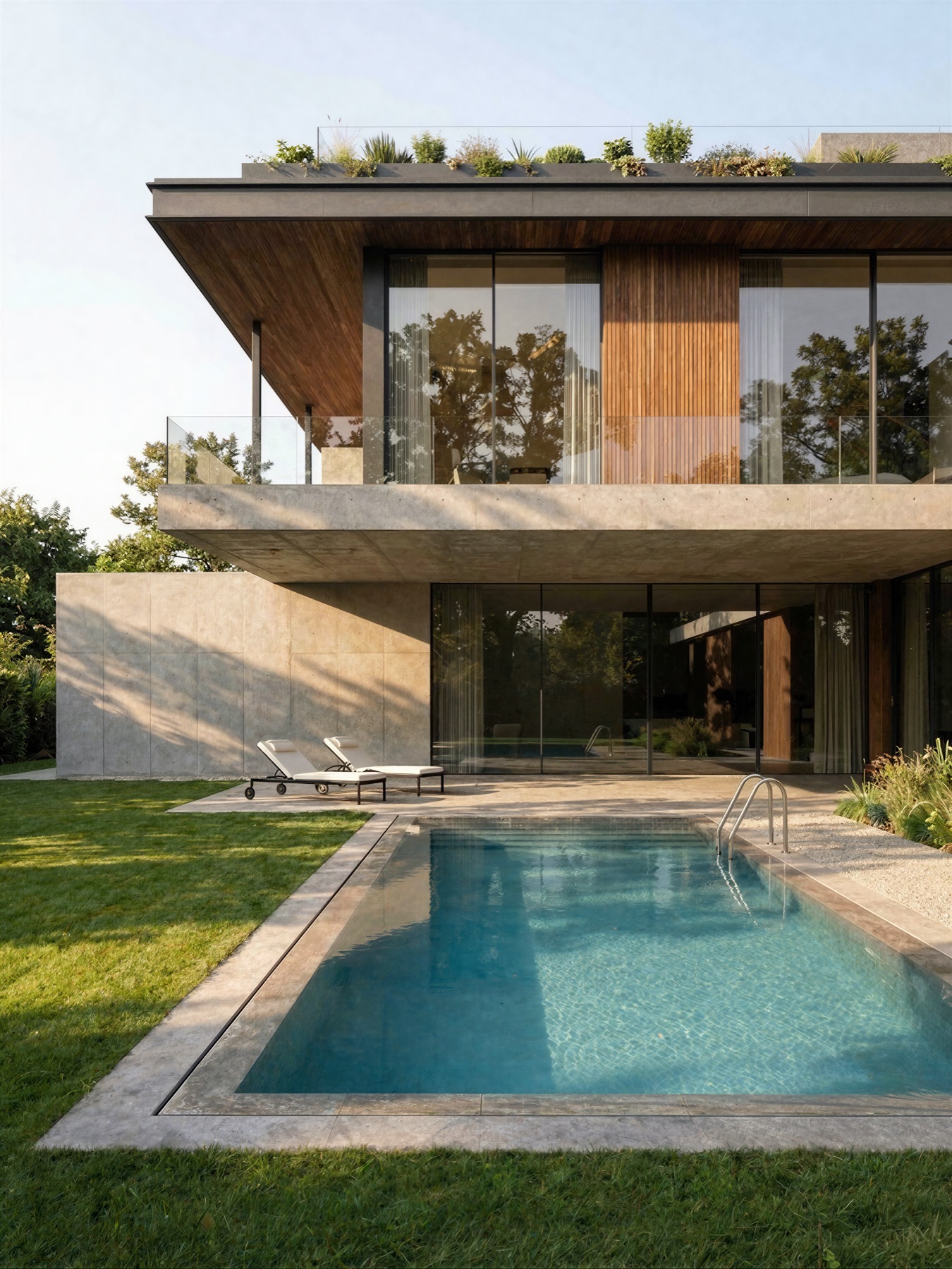 Private Retreat Villa design visualisation