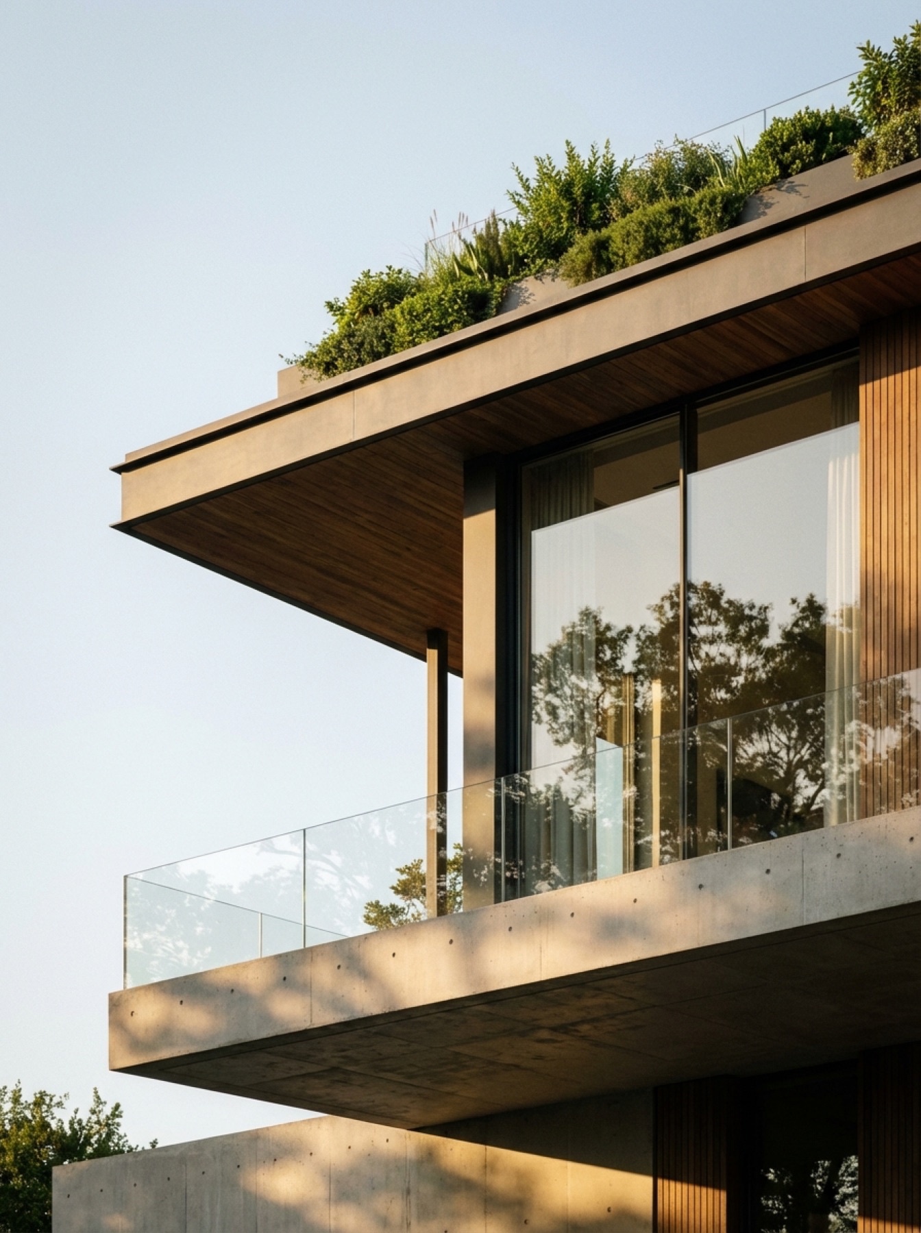 Architectural concept and interior direction developed as one connected system.