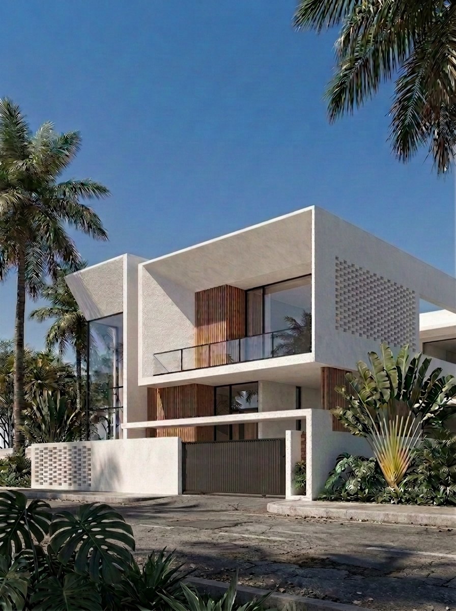 Tropical Courtyard Villa project preview