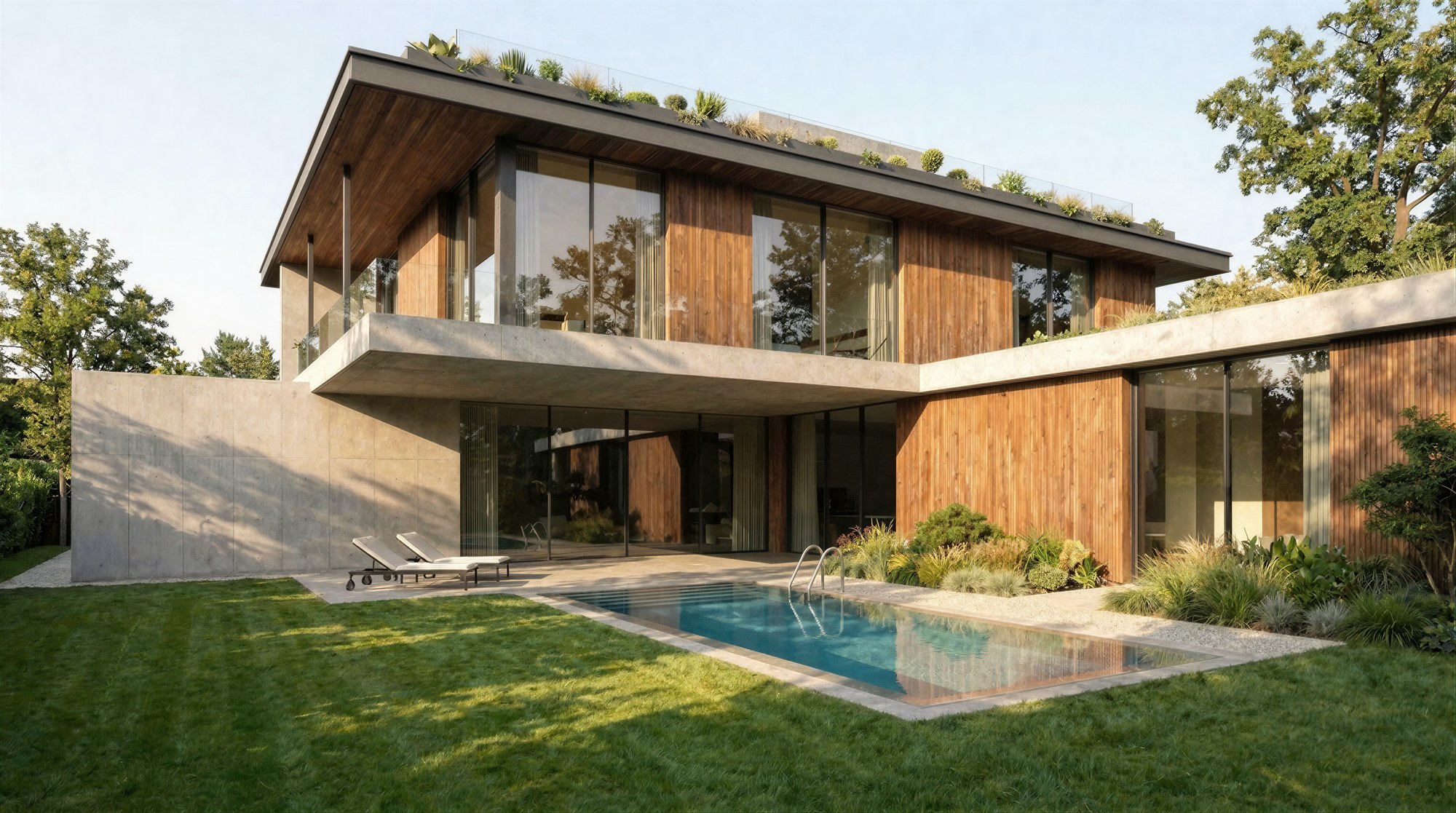 Private villa architectural concept